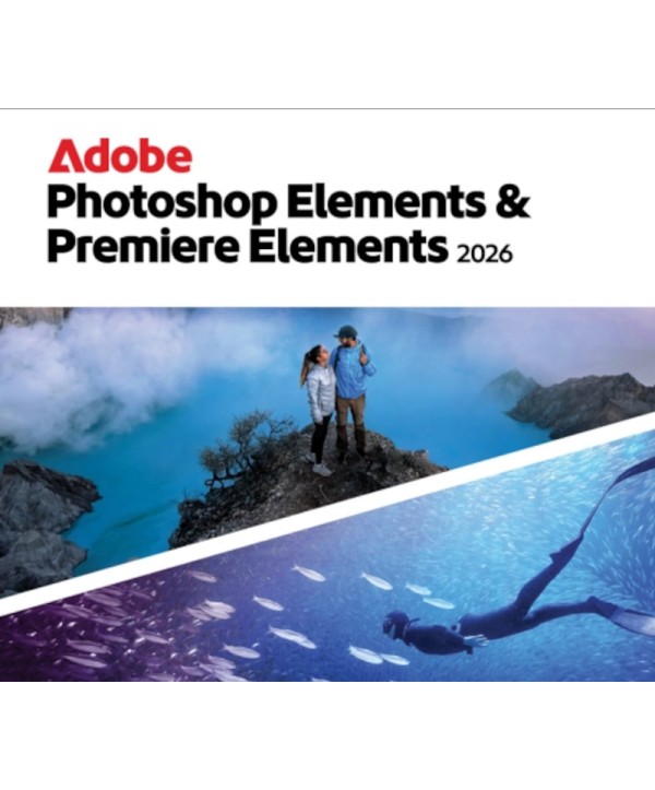 Adobe Photoshop Elements & Premiere Elements 2026 3 Jahre / 1 Gerät Key EUROPE
